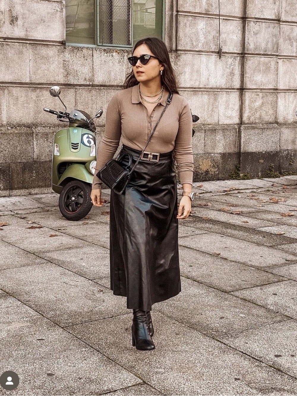 Black Midi Skirt